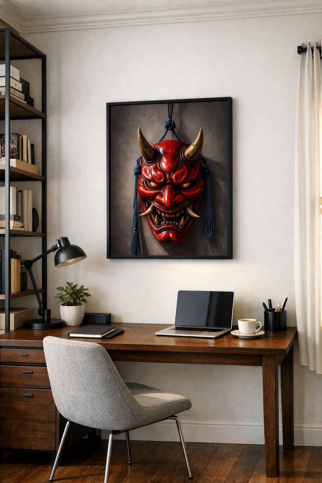 Japanese Masks for Hanging - Etsy