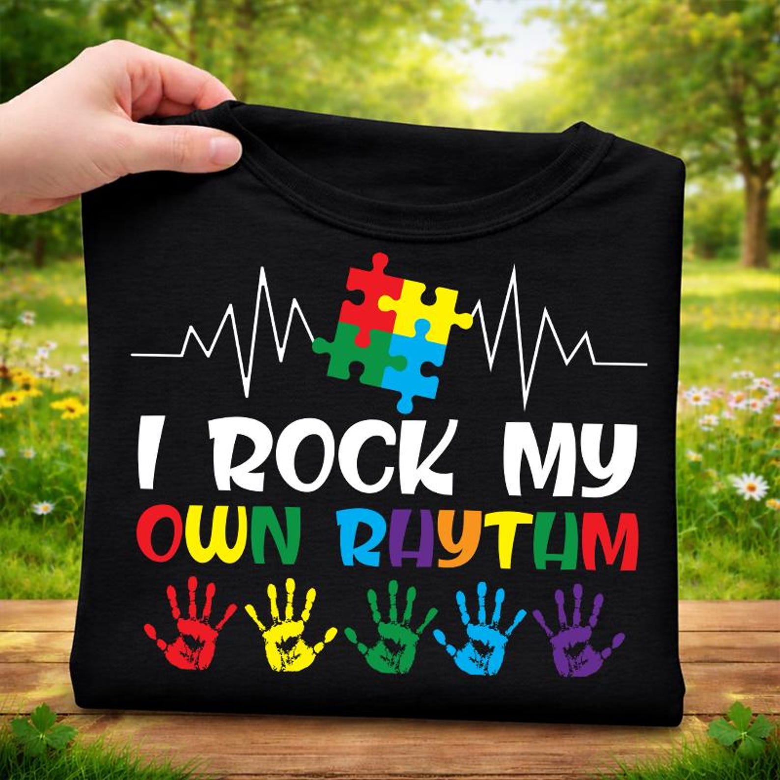 Autism Awareness PNG, I Rock My Own Rhythm Svg, Autism Puzzle Piece ...