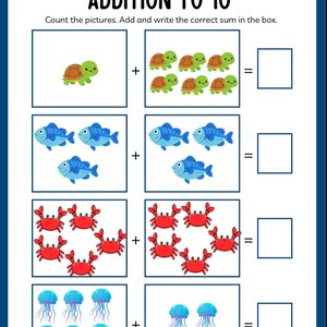 Kindergarten Addition Worksheets Printable | Fun Math Addition to 20 ...