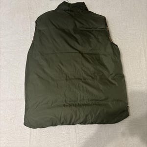LL Bean Reversible Down Puffer Vest Mens Large Camo Mossy Oak image 7