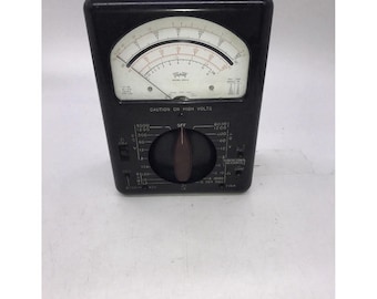 VTG Triplet 630-A Analog Multimeter Made In USA Ungetestet Bakelit Gehäuse Crack