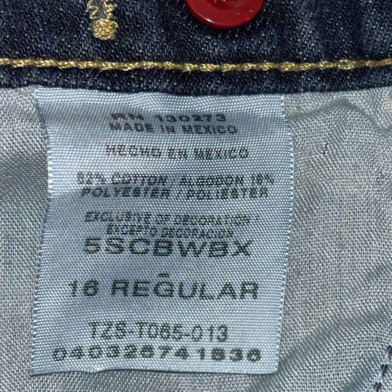Wrangler Womens Jeans Size 16 Regular Bootcut Stretch Denim Mid Rise image 10