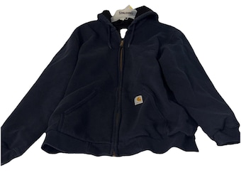 Sudadera con capucha Carhartt para hombre, talla M, impermeable, con cremallera, para trabajo.