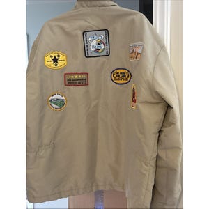 Men's Vintage National Rifle Association NRA XL Coat With Custom Patches