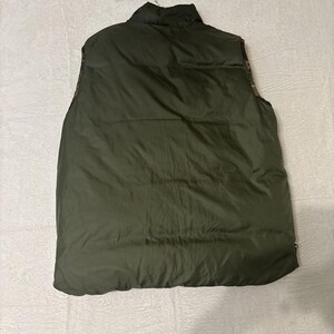LL Bean Reversible Down Puffer Vest Mens Large Camo Mossy Oak image 8