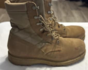 Botas militares de combate para el desierto de EE. UU., suela Vibram, fabricadas en EE. UU., para hombre, talla 11R