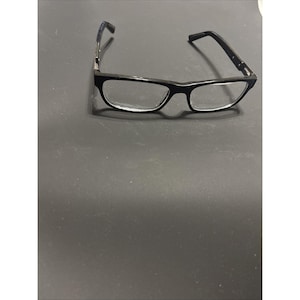 Black Rectangular Eyeglasses Frames Only Full Rim Unisex Modern Retro