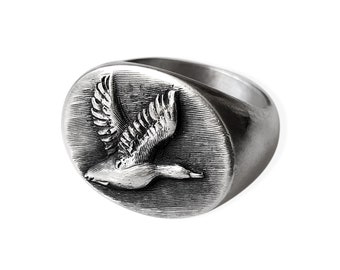 Literatura De Cara Ancha Rama De Pájaro 925 Plata Esterlina Literatura De Cara Ancha Rama De Pájaro 925 Plata Esterlina