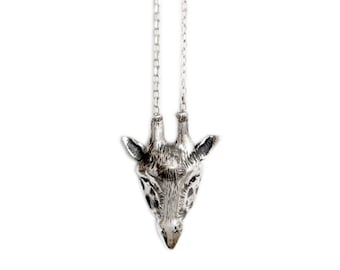 Giraffen Anhänger / Sterling Silber