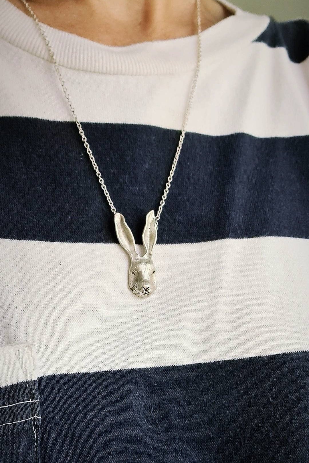 Collar Liebre / Plata de Ley
