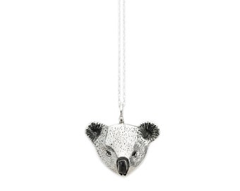 Halsband colgante Koala / plata de ley