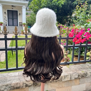 Angora Cloche Hat - Etsy