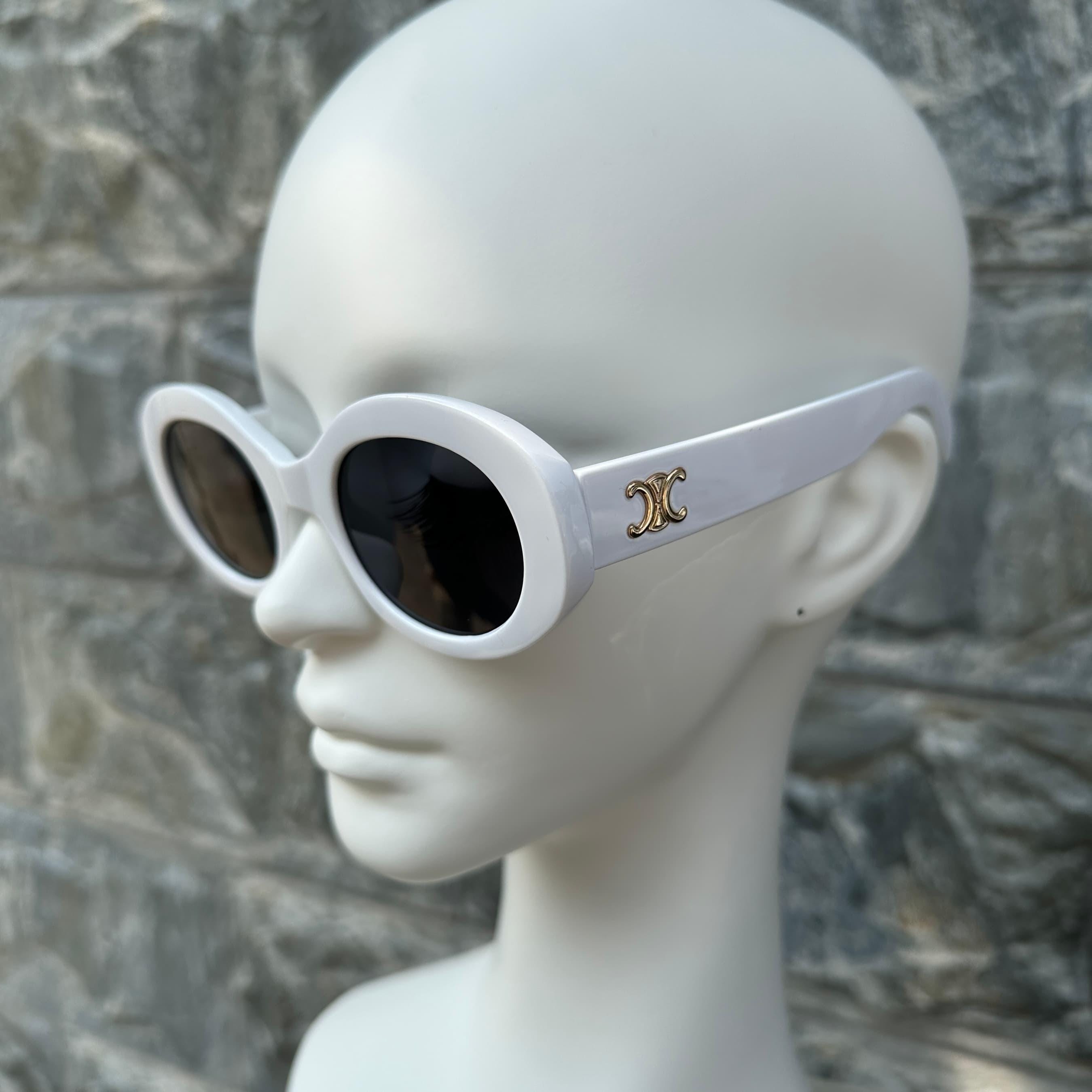 Aesthetic Sunnies 90s Retro White *NEW* The Nineties | 90s Sunglasses at zeroUV® main image 4