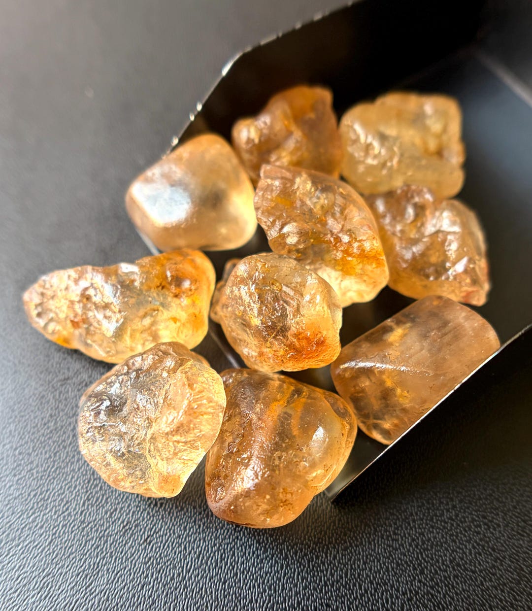 Topaz Images Rough 10 AAA Natural Imperial Topaz Rough Crystals, Jewelry Making (15/17 MM ...