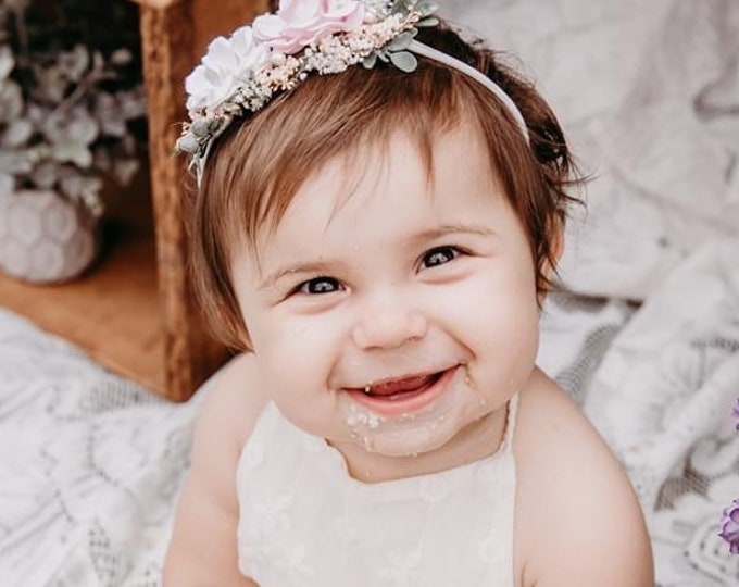 baby floral crown