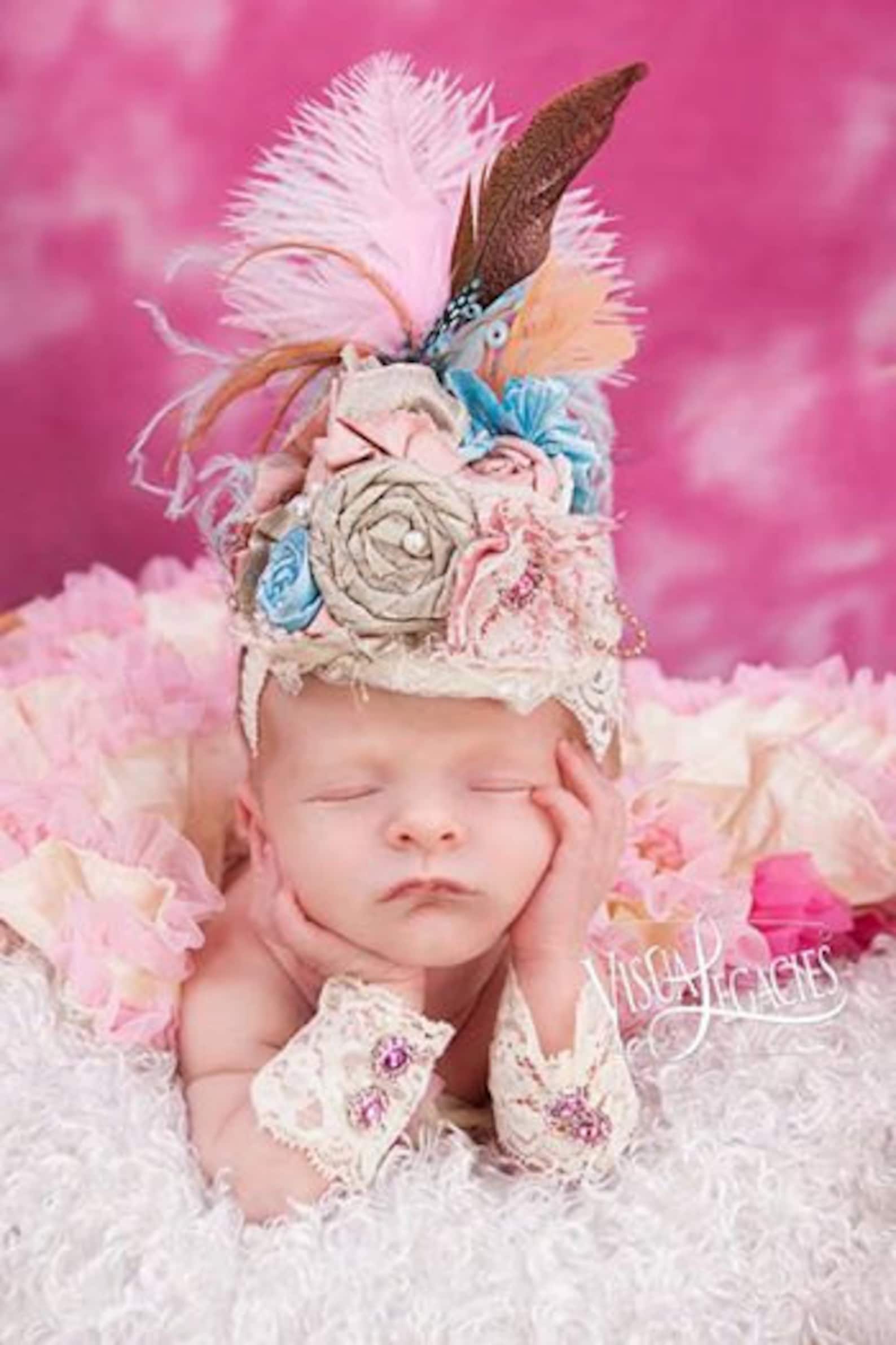 Baby Hat Baby Top Hat Baby Headband Girls Top Hat for Etsy