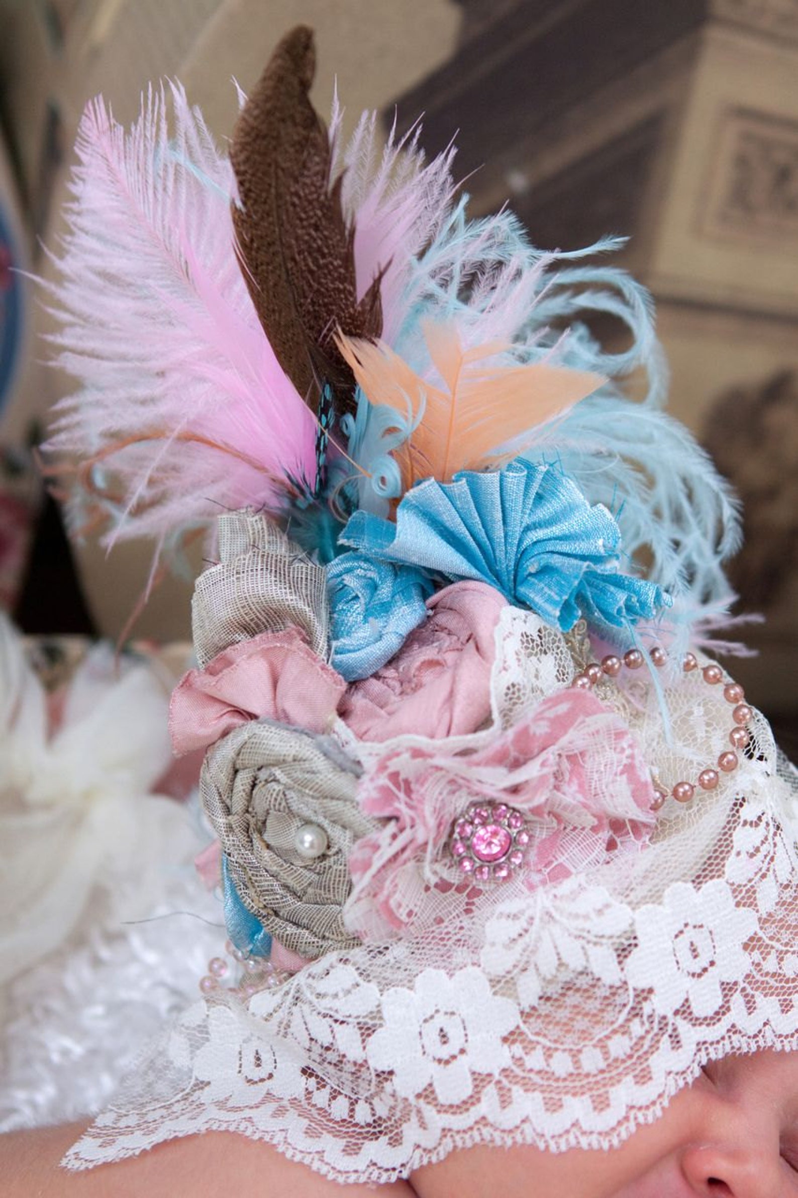 Baby Hat Baby Top Hat Baby Headband Girls Top Hat for Etsy