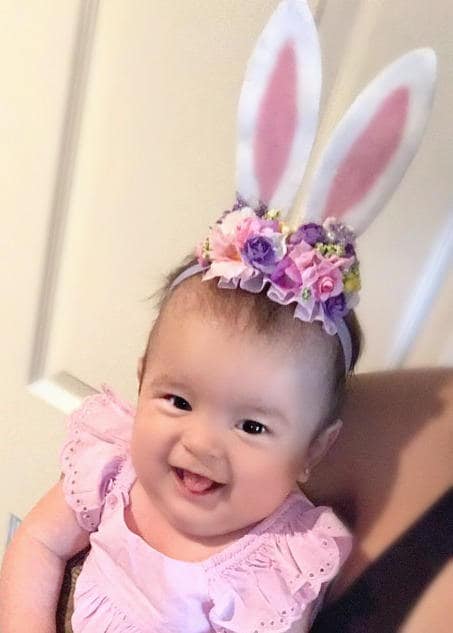 bunny ears headband for baby