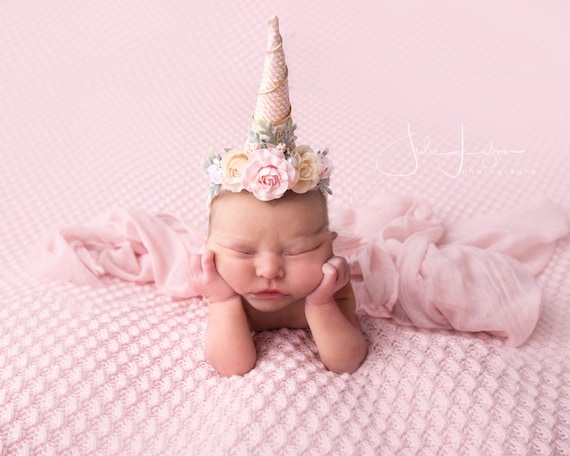 Baby Unicorn Headband Newborn Unicorn 