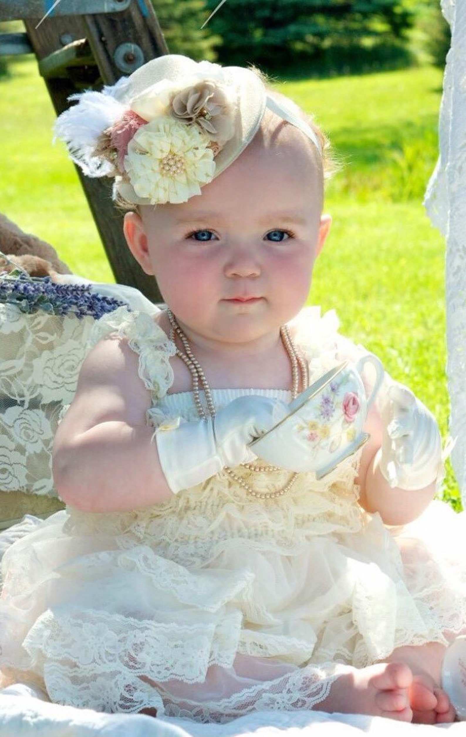 TOP HAT Vintage Tea Hat Victorian Tea Hat Ivory and Mauve Etsy