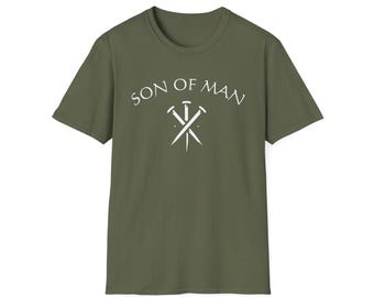 Son of Man T-Shirt | Crossed Nails Christian design