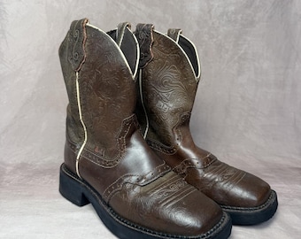 Vintage Justin western cowboy boots (UK woman’s 4.5)