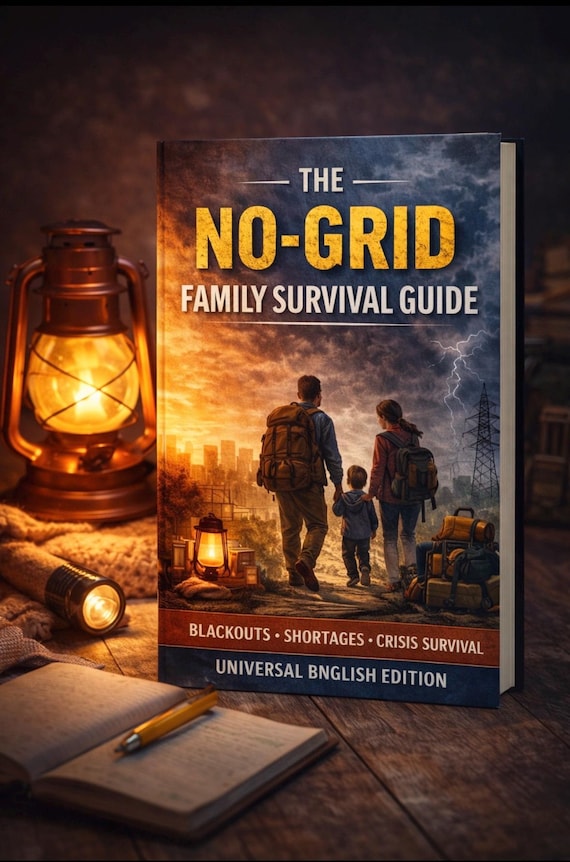 No-Grid Emergency Plan for Families (Printable PDF) – Power Outages, Blackouts, Family Safety Checklist