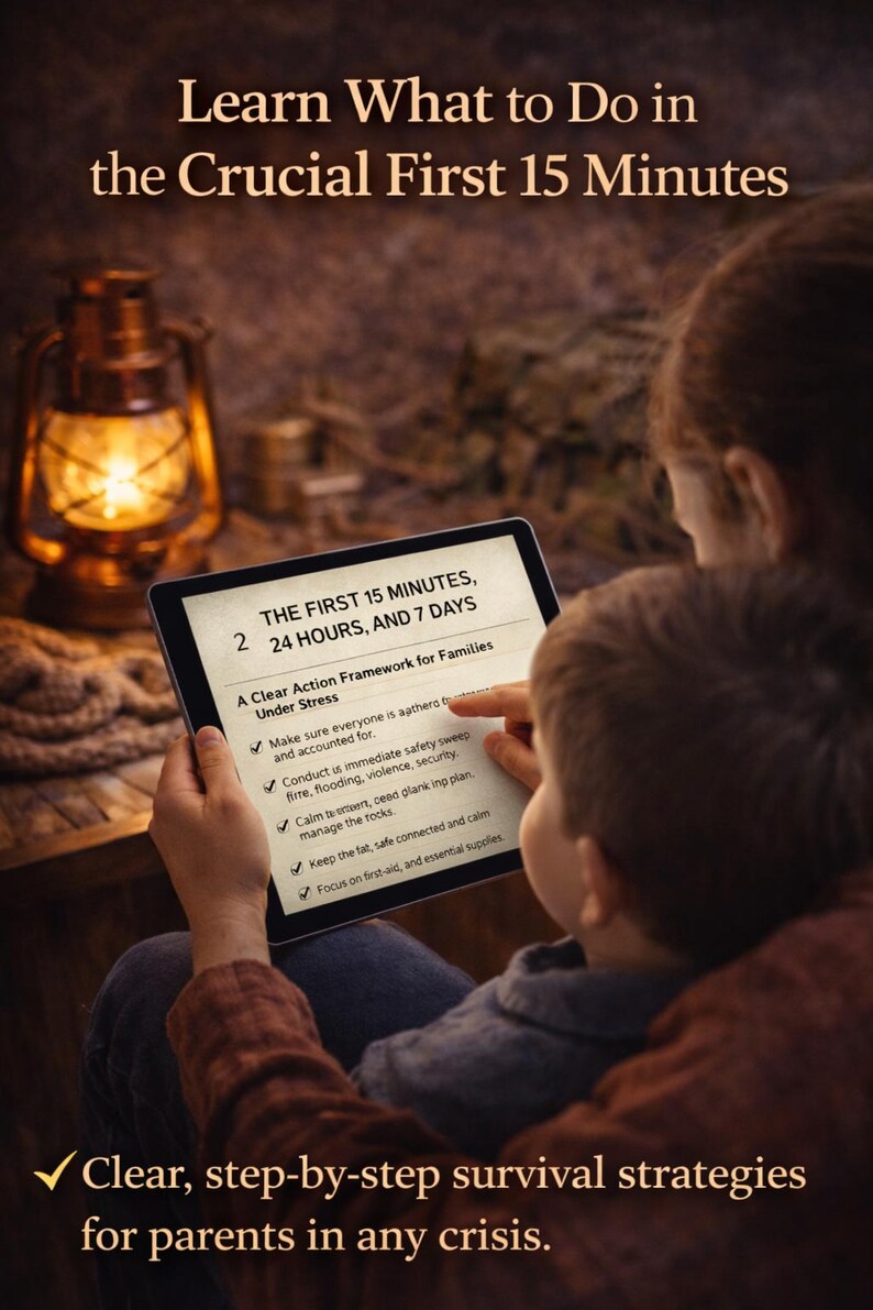 No-Grid Emergency Plan for Families (Printable PDF) – Power Outages, Blackouts, Family Safety Checklist image 8