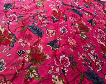 Printed Velvet Fabric by Yard Soft Velvet Cloth For Dresses, Upholstery, Curtains, Sewing & Craft