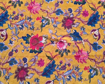 Printed Velvet Fabric by Yard Soft Velvet Cloth For Dresses, Upholstery, Curtains, Sewing & Craft