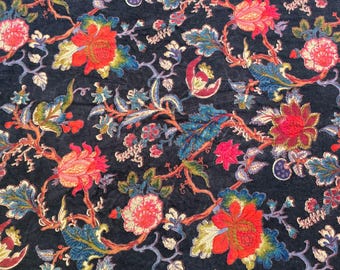 Printed Velvet Fabric by Yard Soft Velvet Cloth For Dresses, Upholstery, Curtains, Sewing & Craft