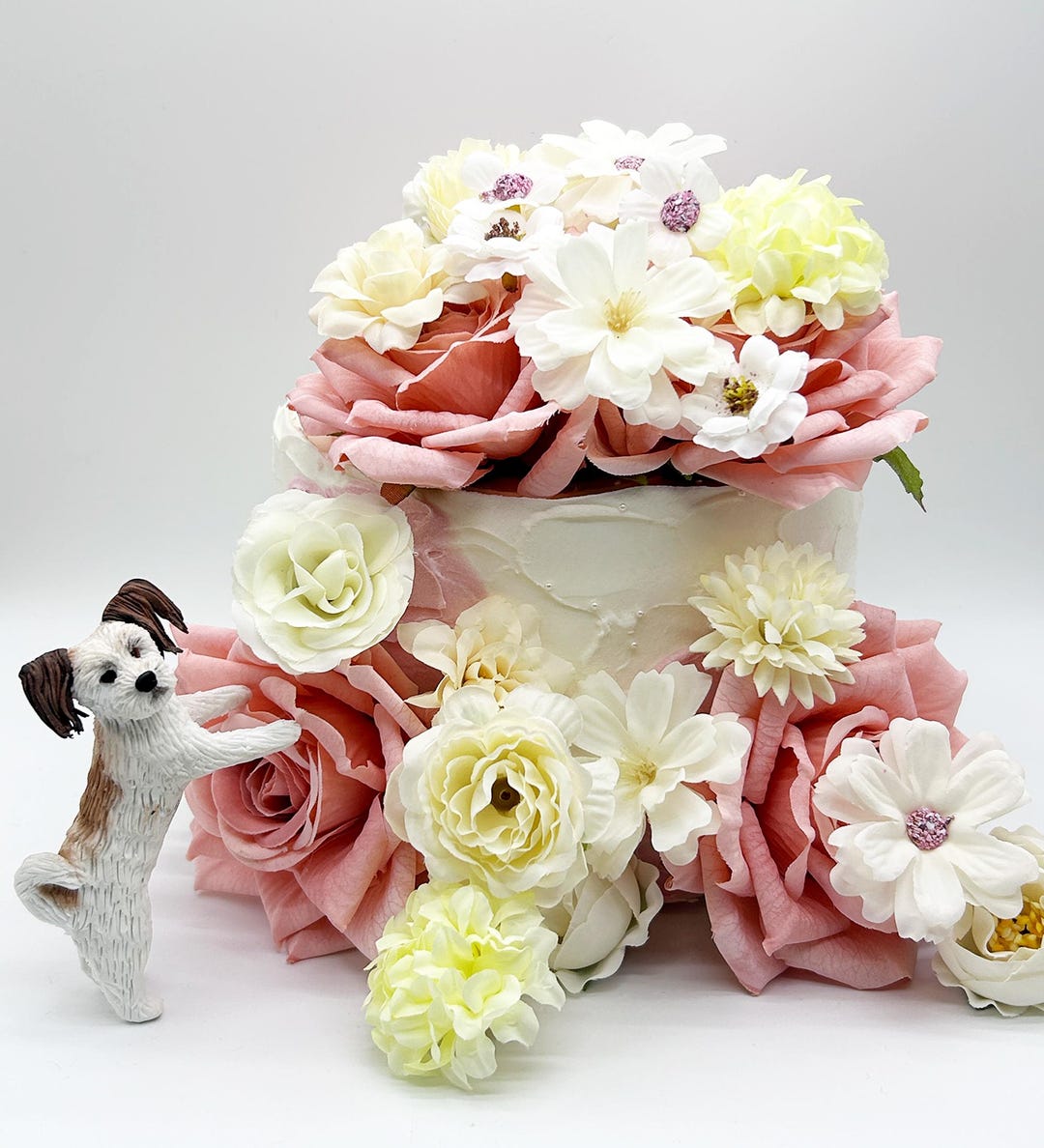 Personalized Pet Portrait Cake Topper, Custom Dog Cat Wedding Decor ...