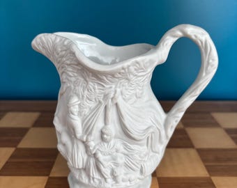 vintage Portmeirion Parian Ware jug from the British Heritage Collection