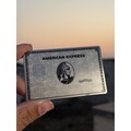Laser Engraved Custom Metal Card 1:1 " PLATINUM " - Stainless Steel Cover - 2026 Novelty Design - Handmade product logo