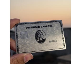 Grawerowana laserowo, spersonalizowana metalowa karta 1:1 "PLATYNOWA" - okładka ze stali nierdzewnej - nowatorski projekt z 2026 r. - ręcznie robiona