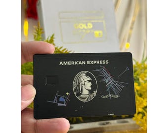 Grawerowana laserowo, spersonalizowana metalowa karta 1:1 „BLACK ART” – okładka ze stali nierdzewnej – nowatorski projekt z 2026 r. – ręcznie robiona