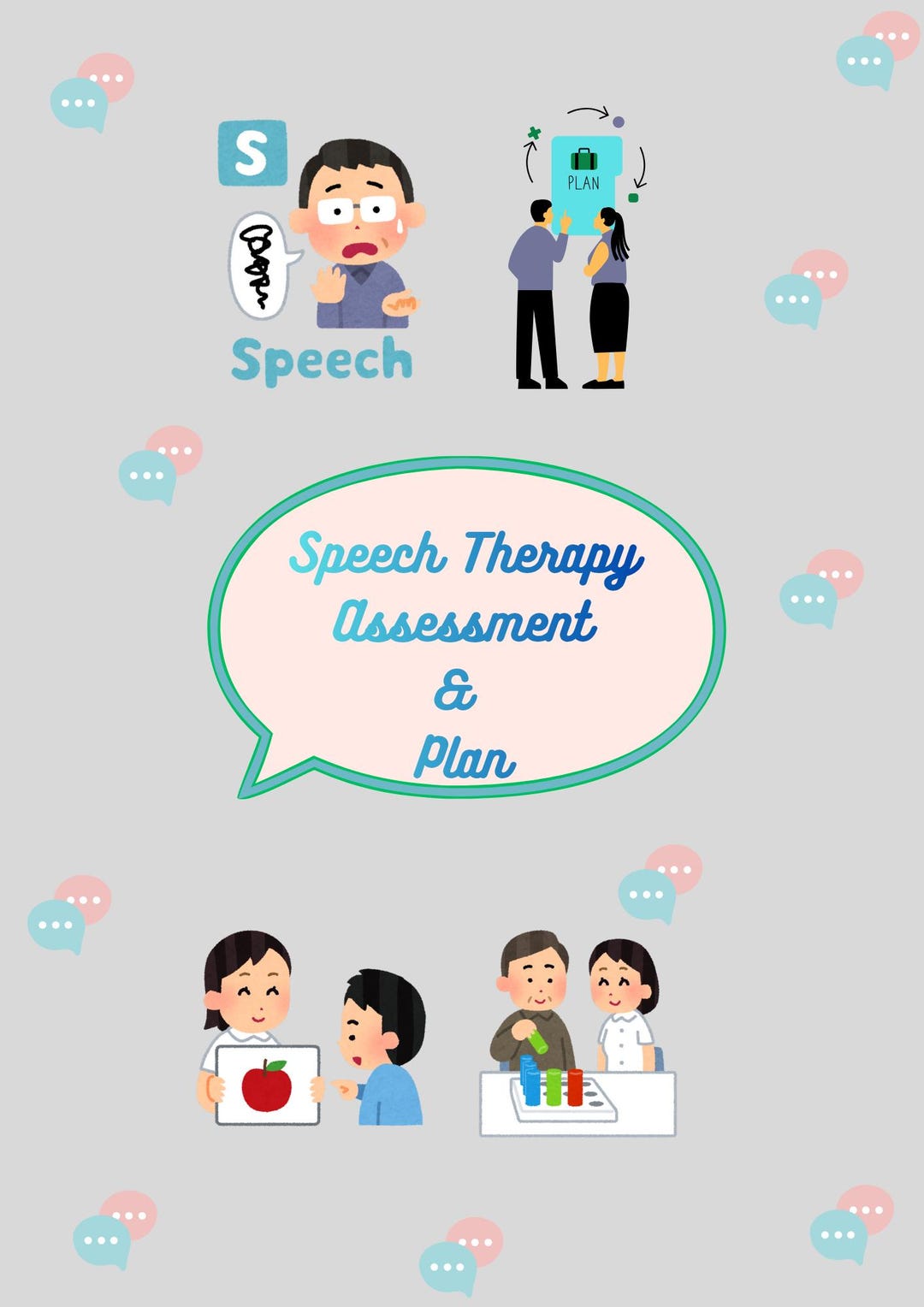Speech and Language Assessment Manual | Goals Planning (digital ...
