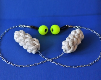 Poi de fuego de mecha de cerámica Isis mediano: Poi de contacto y giratorio