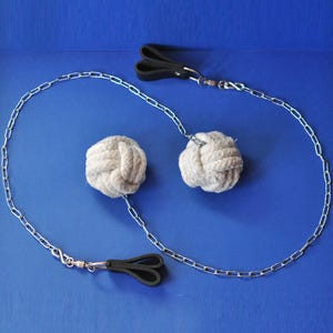 Mały poi Monkey Fist, ceramiczny poi ognisty do wirowania, sztuki flow i rekwizytów cyrkowych