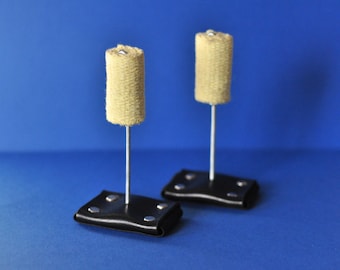 Antorchas de palma de Kevlar: par corto para espectáculos de fuego y objetos para tragar fuego