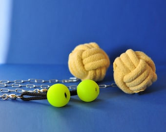Kevlar Small Monkey Fist Fire Poi - Poi de contacto con cadena