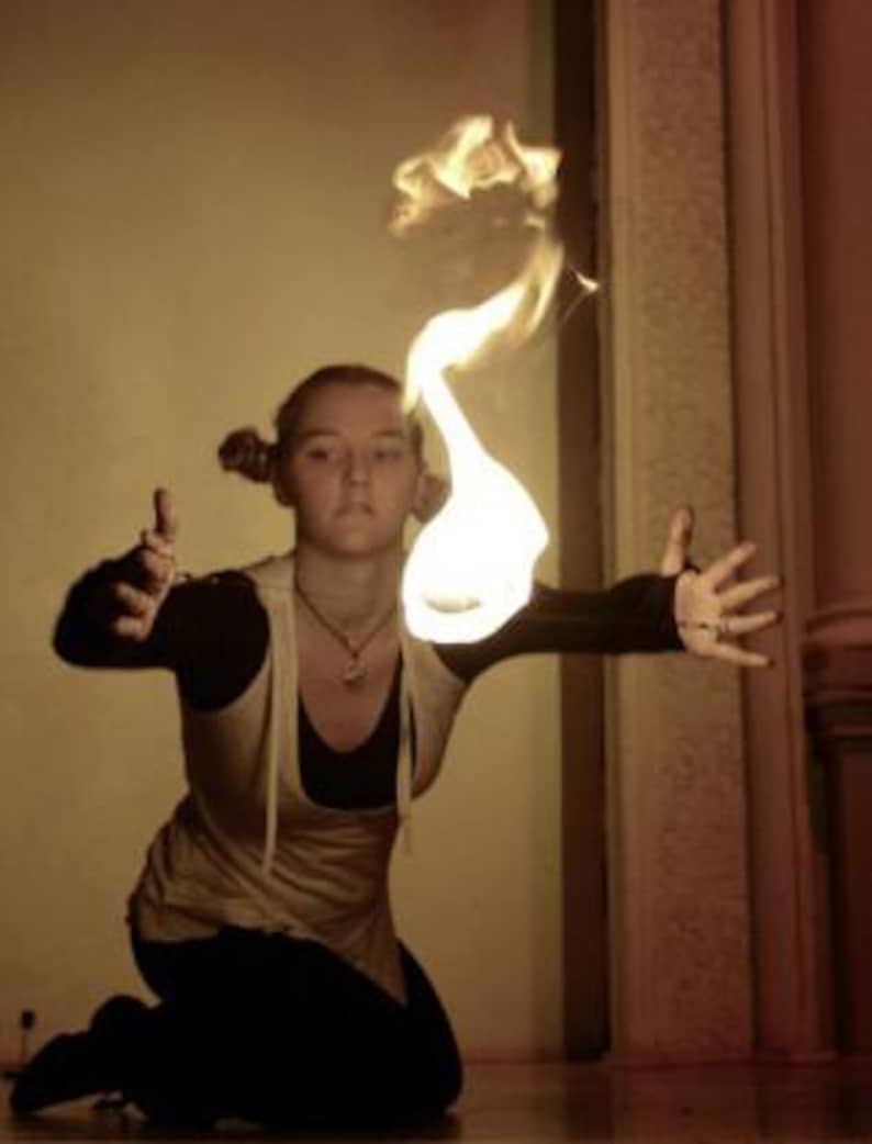 Kevlar Fire Orb for Dance | Fire-Hands Prop | Palm Flame Sphere for Fireshow & Flow Arts image 12