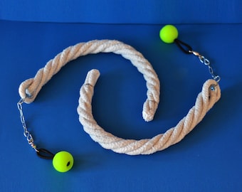 Snake Fire Poi – Long Ceramic Fire Props for Spinning & Flow Performance