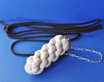 Dardo de cuerda de fuego con mecha de cerámica – Accesorio giratorio de fuego estilo Isis