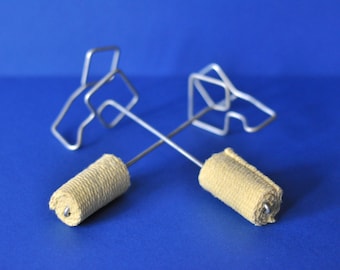 Antorchas de palma para danza del fuego y manos de fuego: accesorios de llamas de mano para espectáculos de fuego y presentaciones escénicas