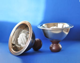 Cuencos de fuego para mechas de puño de mono de baile / accesorios para espectáculos de fuego, mecha de cerámica