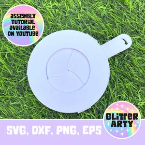 OPENING MECHANISM Iris Shutter, Magic Iris SVG  Digital File - dxf Silhouette, Cut files, sized for 8cm dome, but can be resized,