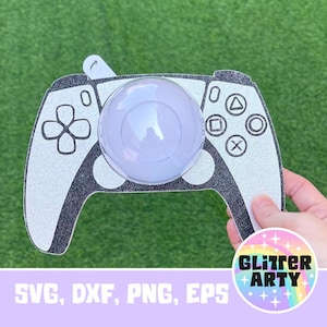 GAMER Candy Holder SVG, Dome with opening mechanism, Silhouette, Cricut Cut files,sized for 8cm dome,8 inch Wx 5.5 inch H, party favor, gift