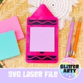 Teacher Appreciation Gift -Post-It Note Holder SVG |Crayon-Laser SVG file |Back to School Gifts |Holds 3x3 inch Notes - Beambox Tested product logo