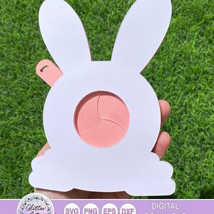 EASTER BUNNY Candy Holder, Dome With Opening Mechanism SVG Digital File ...